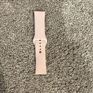 Pink Silicone Wristband Replacement Strap
